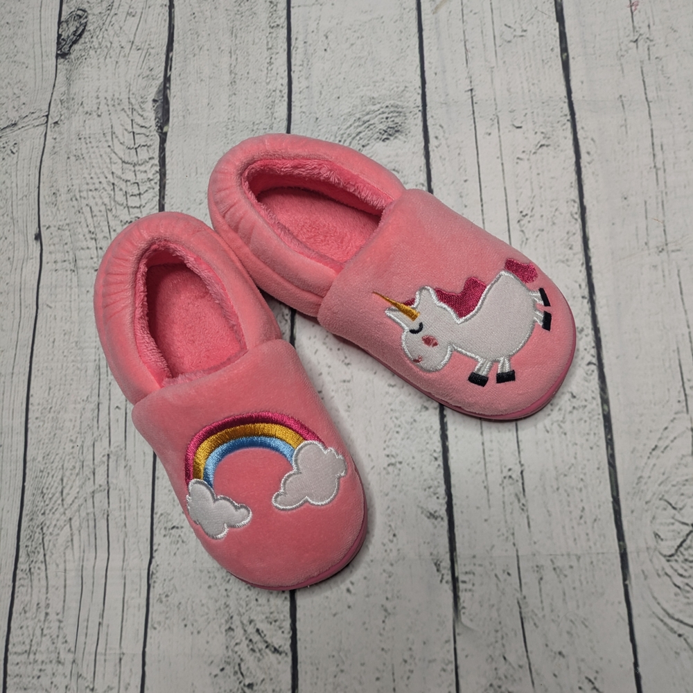 Pink Unicorn Kids Slippers